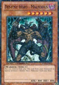Destiny HERO - Malicious - Duel Terminal 3 - YuGiOh card