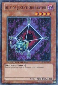 Ally of Justice Quarantine - Duel Terminal 3 - YuGiOh card