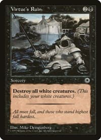 Virtue's Ruin - Portal - Magic: The Gathering card
