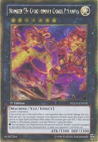 Number C6: Chronomaly Chaos Atlandis - Premium Gold - YuGiOh card