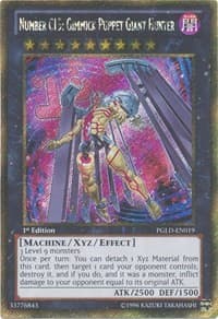 Number C15: Gimmick Puppet Giant Hunter - Premium Gold - YuGiOh card