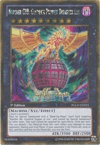 Number C88: Gimmick Puppet Disaster Leo - Premium Gold - YuGiOh card