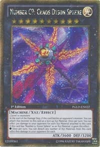 Number C9: Chaos Dyson Sphere - Premium Gold - YuGiOh card