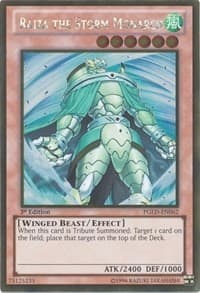 Raiza the Storm Monarch - Premium Gold - YuGiOh card
