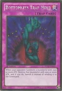Bottomless Trap Hole - Premium Gold - YuGiOh card