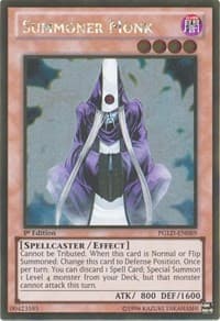 Summoner Monk - Premium Gold - YuGiOh card