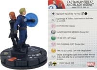 Captain America & Black Widow - Captain America - The Winter Soldier - Heroclix card
