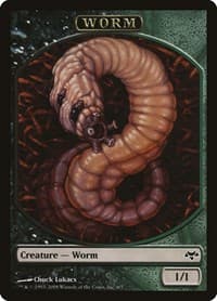Worm Token - Eventide - Magic: The Gathering card