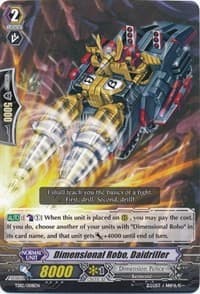 Dimensional Robo, Daidriller - Trial Deck 12: Dimensional Brave Kaiser - Cardfight Vanguard card