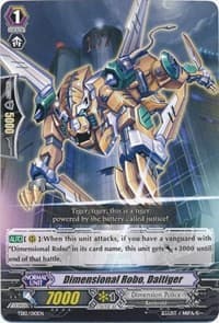 Dimensional Robo, Daitiger - Trial Deck 12: Dimensional Brave Kaiser - Cardfight Vanguard card