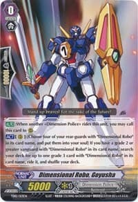 Dimensional Robo, Goyusha - Trial Deck 12: Dimensional Brave Kaiser - Cardfight Vanguard card