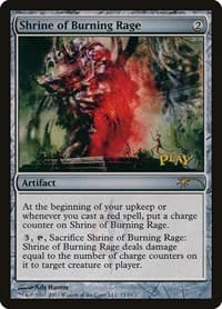 Shrine of Burning Rage - WPN & Gateway Promos - Magic: The Gathering card