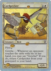 Cardpecker (Alternate Foil) - Unhinged - Magic: The Gathering card