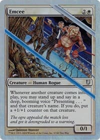 Emcee (Alternate Foil) - Unhinged - Magic: The Gathering card