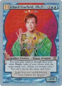 Richard Garfield, Ph.D. (Alternate Foil) - Unhinged - Magic: The Gathering card