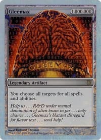 Gleemax (Alternate Foil) - Unhinged - Magic: The Gathering card