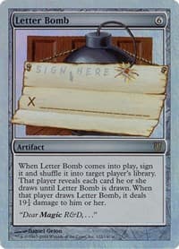 Letter Bomb (Alternate Foil) - Unhinged - Magic: The Gathering card
