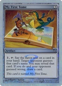 My First Tome (Alternate Foil) - Unhinged - Magic: The Gathering card