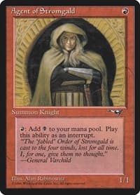Agent of Stromgald - Alliances - Magic: The Gathering card