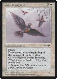 Carrier Pigeons - Alliances - Magic: The Gathering card