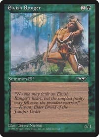 Elvish Ranger (Female) - Alliances - Magic: The Gathering card