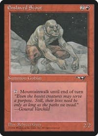 Enslaved Scout - Alliances - Magic: The Gathering card