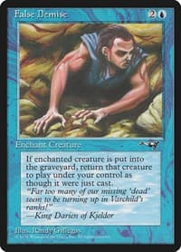 False Demise (Cave-in) - Alliances - Magic: The Gathering card