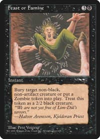 Feast or Famine (Falling into Pit) - Alliances - Magic: The Gathering card
