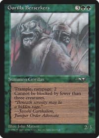 Gorilla Berserkers (Closed Mouth) - Alliances - Magic: The Gathering card