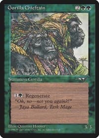 Gorilla Chieftain (2 Gorillas) - Alliances - Magic: The Gathering card