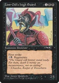 Lim-Dul's High Guard (Red Armor) - Alliances - Magic: The Gathering card