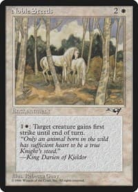 Noble Steeds (Trees in Forefront) - Alliances - Magic: The Gathering card