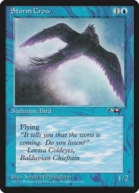 Storm Crow (Flying Right) - Alliances - Magic: The Gathering card
