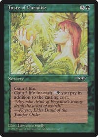 Taste of Paradise (Holding Fruit) - Alliances - Magic: The Gathering card