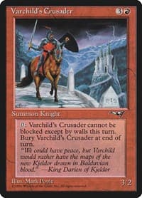 Varchild's Crusader (Castle) - Alliances - Magic: The Gathering card