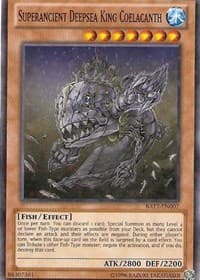 Superancient Deepsea King Coelacanth (Starfoil) - Battle Pack Tournament Prize Cards - YuGiOh card