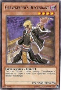 Gravekeeper's Descendant (Starfoil) - Battle Pack Tournament Prize Cards - YuGiOh card