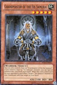 Grandmaster of the Six Samurai (Starfoil) - Battle Pack Tournament Prize Cards - YuGiOh card