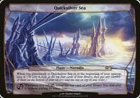 Quicksilver Sea (Planechase 2012) - Oversize Cards - Magic: The Gathering card