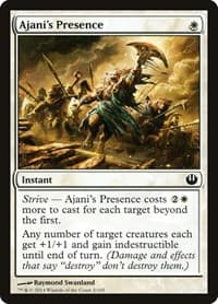 Ajani's Presence - Journey Into Nyx - Magic: The Gathering card