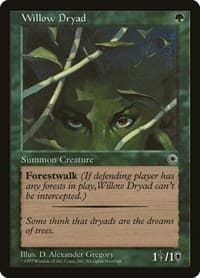 Willow Dryad - Portal - Magic: The Gathering card