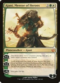 Ajani, Mentor of Heroes - Journey Into Nyx - Magic: The Gathering card