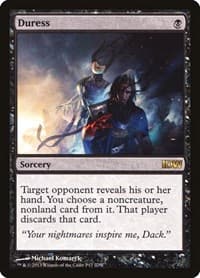 Duress (IDW Comics 2014) - Media Promos - Magic: The Gathering card