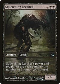 Squelching Leeches - Game Day & Store Championship Promos - Magic: The Gathering card