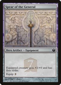 Spear of the General - Hero's Path Promos - Magic: The Gathering card