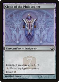 Cloak of the Philosopher - Hero's Path Promos - Magic: The Gathering card