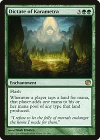 Dictate of Karametra - Journey Into Nyx - Magic: The Gathering card