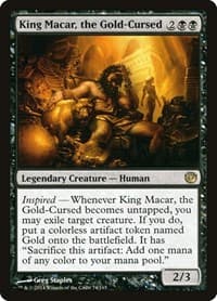 King Macar, the Gold-Cursed - Journey Into Nyx - Magic: The Gathering card