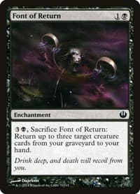 Font of Return - Journey Into Nyx - Magic: The Gathering card