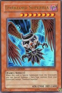 Darklord Superbia - Yu-Gi-Oh! Championship Series Prize Cards - YuGiOh card